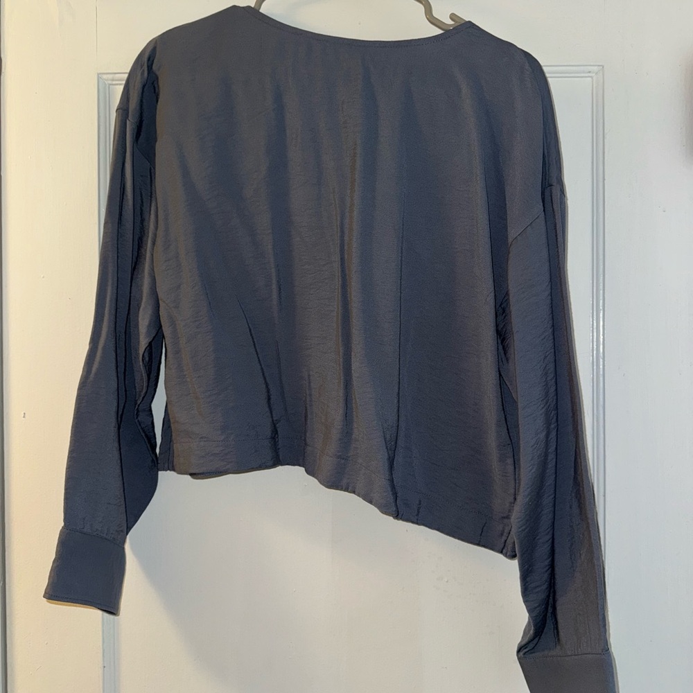 Madewell Open-back Long Sleeve Top
